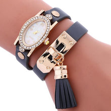 Genvivia Brand 2017 New Stylish simplicity Chimes Leather Bracelet Lady Womens Wrist Watch saphire cristal watches