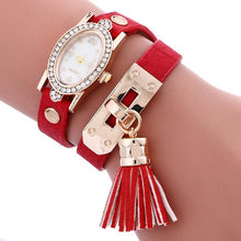 Genvivia Brand 2017 New Stylish simplicity Chimes Leather Bracelet Lady Womens Wrist Watch saphire cristal watches