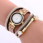 Genvivia Stylish Quartz Watch 2017 Simplicity Chimes Leather Bracelet Diamond Lady Womens montre femme WristWatch