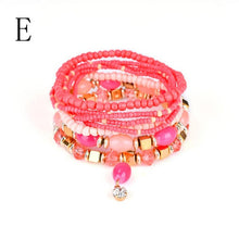 Beaded bracelet Bohemian multi-layer bracelet Fashion Women Lots Style Bracelet Bangle  Charm Cuff  Jewelry  Rhinestone