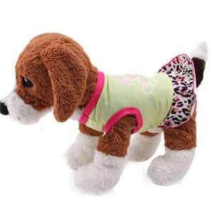 2018 New Stylish Summer Dog Clothes Plain Pink Pet Dress Skirts For Dogs  t-shirts for dogs clothing