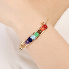 GAGAFEEL 4 styles Muti-color Buddha 7 CHAKRA beads Bracelets Bangles Charm Natural Stone Bracelet yoga Jewelry Men Women