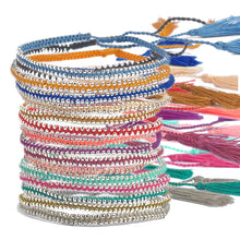 Friendship Beads Weave Tassel Bracelet New Fashion Summer Beach European Colorful Charm Bracelets for Women Jewelry B04