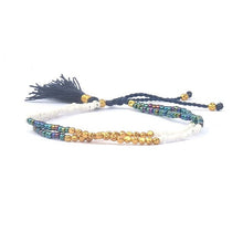 Colorful Bracelets Bohemian Style Friendship Boho Bracelets Bangles for Woman Gifts Women Sandy Beach Tassel Bracelet