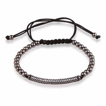 GAGAFEEL Zircon Bar Men Girl Bracelets Micro inlay Zircons Beads Men Jewlery Geometric  Gold-color Bracelet Jewelry for Men