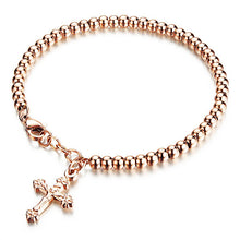 GAGAFEEL Stainless Steel Bracelets Cross Women Jewelry Christian Religion Bracelet Femme Lady Charm Bangles Gold Silver Color