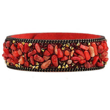 Crystal Stone Bracelets Unisex Bracelets  Cowhide Bracelets Wrist Chains  AG