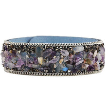 Crystal Stone Bracelets Unisex Bracelets  Cowhide Bracelets Wrist Chains  AG