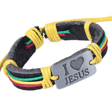 Alloy Bracelet Leather Bracelet Brown