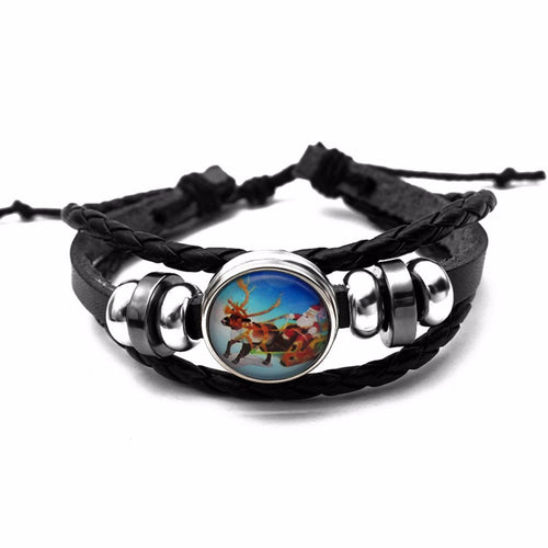 Fashion Cartoon Christmas Bracelet