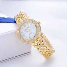 Metal Bracelet Quartz Bracelet Gold Bracelet Crystal Diamond Gold Watch