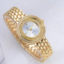 Metal Bracelet Quartz Bracelet Gold Bracelet Crystal Diamond Gold Watch