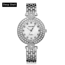 Metal Bracelet Quartz Bracelet Gold Bracelet Crystal Diamond Gold Watch