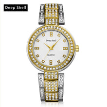 Metal Bracelet Quartz Bracelet Gold Bracelet Crystal Diamond Gold Watch