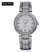 Metal Bracelet Quartz Bracelet Gold Bracelet Crystal Diamond Gold Watch