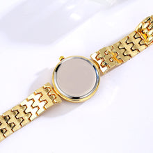 Metal Bracelet Quartz Bracelet Gold Bracelet Crystal Diamond Gold Watch