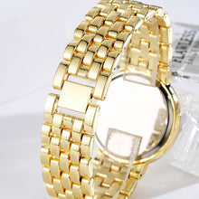 Metal Bracelet Quartz Bracelet Gold Bracelet Crystal Diamond Gold Watch