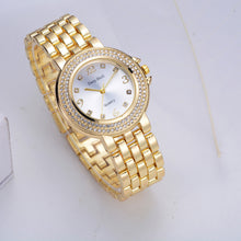 Metal Bracelet Quartz Bracelet Gold Bracelet Crystal Diamond Gold Watch