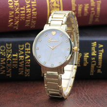 Metal Bracelet Quartz Bracelet Gold Bracelet Crystal Diamond Gold Watch
